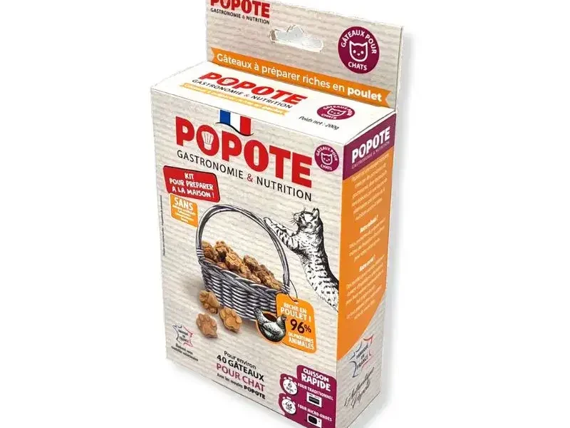 Popote poulet pour chat Griffouille®