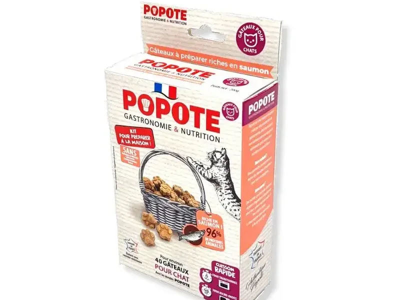 Popote saumon pour chat Griffouille®